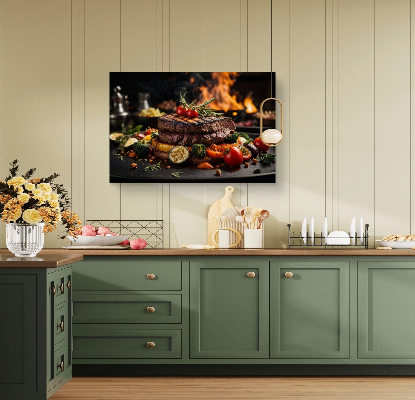 Steak Silk Poster - HD Printing