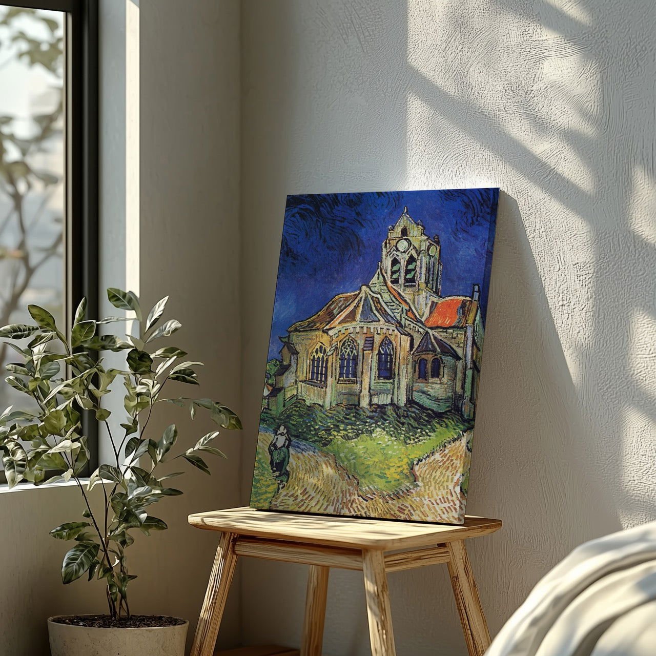 "The Church at Auvers" Canvas Print - HD Printing