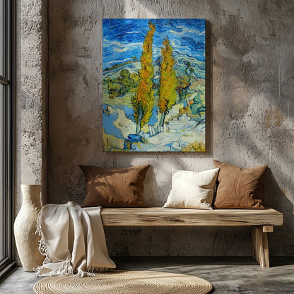 "The Poplars at Saint - Remy" Canvas Print - HD Printing